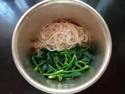 Make Golden pinocchio spinach step 3
