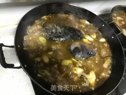 Make Spicy fish soup pan step 4