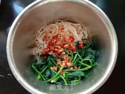 Make Golden pinocchio spinach step 5