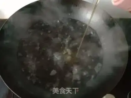 Make Garlic spinach step 1