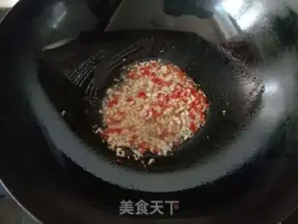 Make Garlic spinach step 3