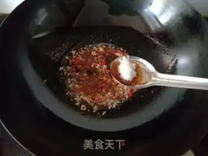 Make Garlic spinach step 6