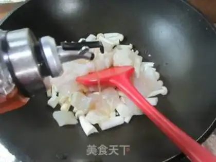 Make Seafood mushrooms boil salsa willows step 2