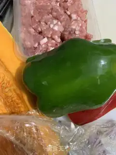 Make Pumpkin with meat step 0