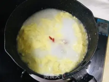Make ♪ Scrambled eggs soup ♪ step 5