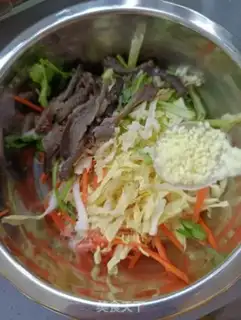 Make Cabbage with sea cucumber step 6
