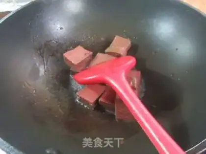 Make Tartars boil duck blood step 3
