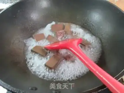 Make Tartars boil duck blood step 4