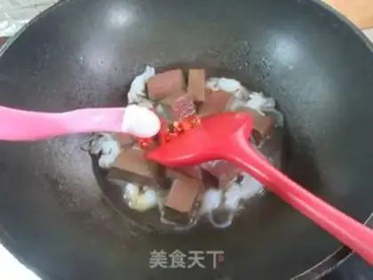 Make Tartars boil duck blood step 7
