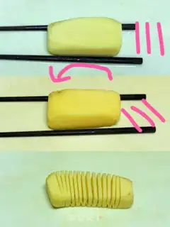 Make Non-fried potato towers step 1
