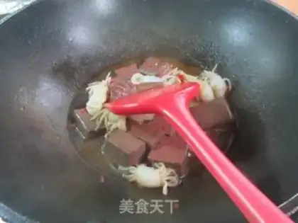 Make Tartars boil duck blood step 9