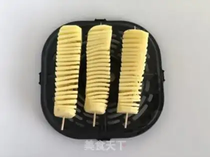 Make Non-fried potato towers step 3