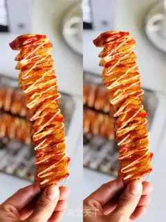 Make Non-fried potato towers step 6