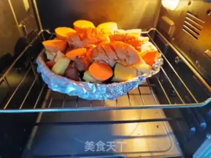 Make Roasted vegetable chicken wings step 9