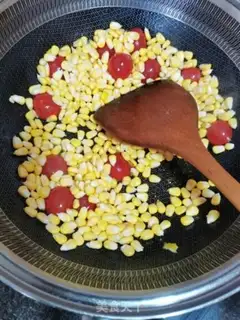 Make Pomegranate corn step 2