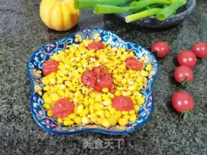 Make Pomegranate corn step 5