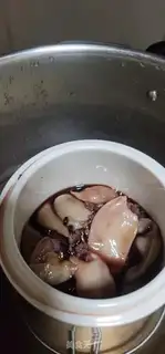 Make Fish-jelly rice step 4
