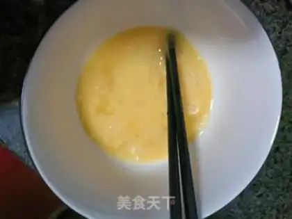 Make Egg toast step 1