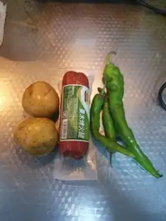 Make Potato chips for ham step 0