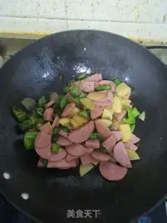 Make Potato chips for ham step 4