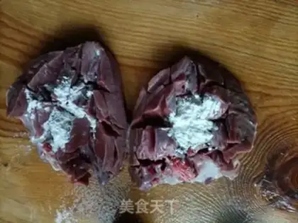 Make Pig heart stew step 3
