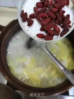 Make Silver-eared apple sugar step 5