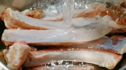 Make Cream ribs step 1