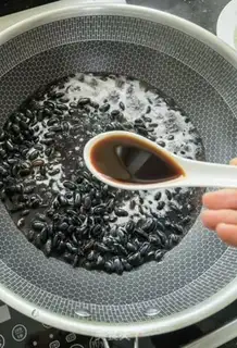 Make Salt and leather sauce, black beans step 1