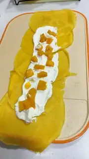 Make Mango towel roll step 16