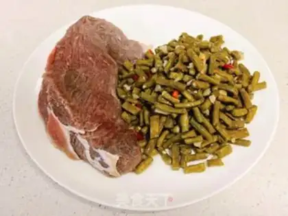 Make Sour bean beef step 0