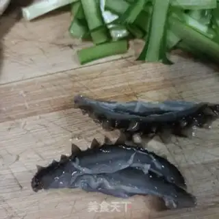 Make Sea cucumbered eggs with wood step 2