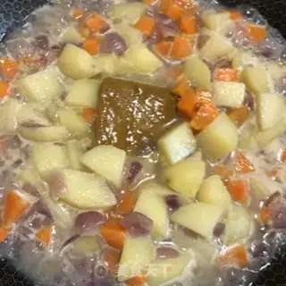 Make Curry potatoes step 6