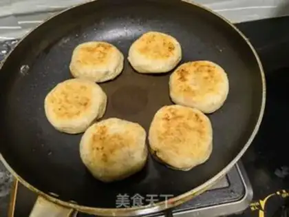 Make Green bean pancakes step 6