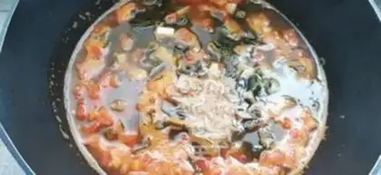Make The dress and the omelet soup step 4