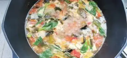 Make The dress and the omelet soup step 6