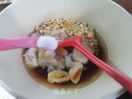 Make Soybeans sour chicken step 7
