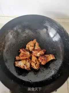 Make Yellow chicken step 3