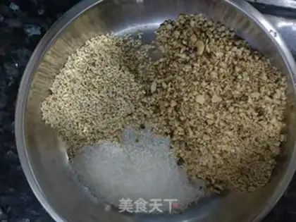 Make Homemade peanut rolls step 1