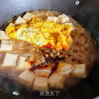 Make Fried egg screw powder step 5