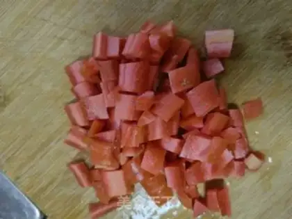 Make Red intestinal carrots, peadow step 2