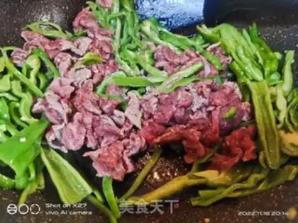 Make Pepper beef step 2