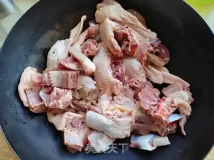 Make The corn radish duck step 0