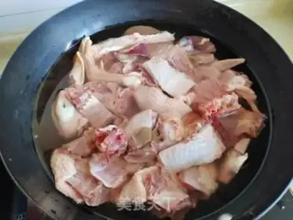 Make The corn radish duck step 1
