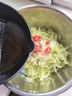 Make A cabbage fan step 2