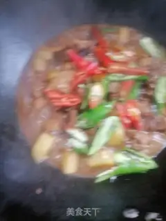 Make Yellow chicken step 8