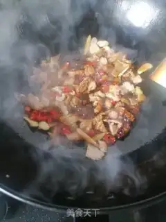 Make Celery fried dry step 3