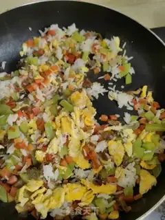 Make Spicy veggies and rice step 7