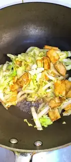 Make The cabbage is frozen tofu step 6