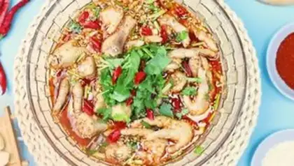 Make Porridge chicken claws step 6