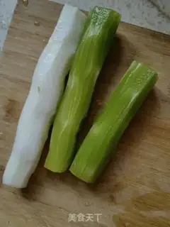 Make Salt pickled silk step 1